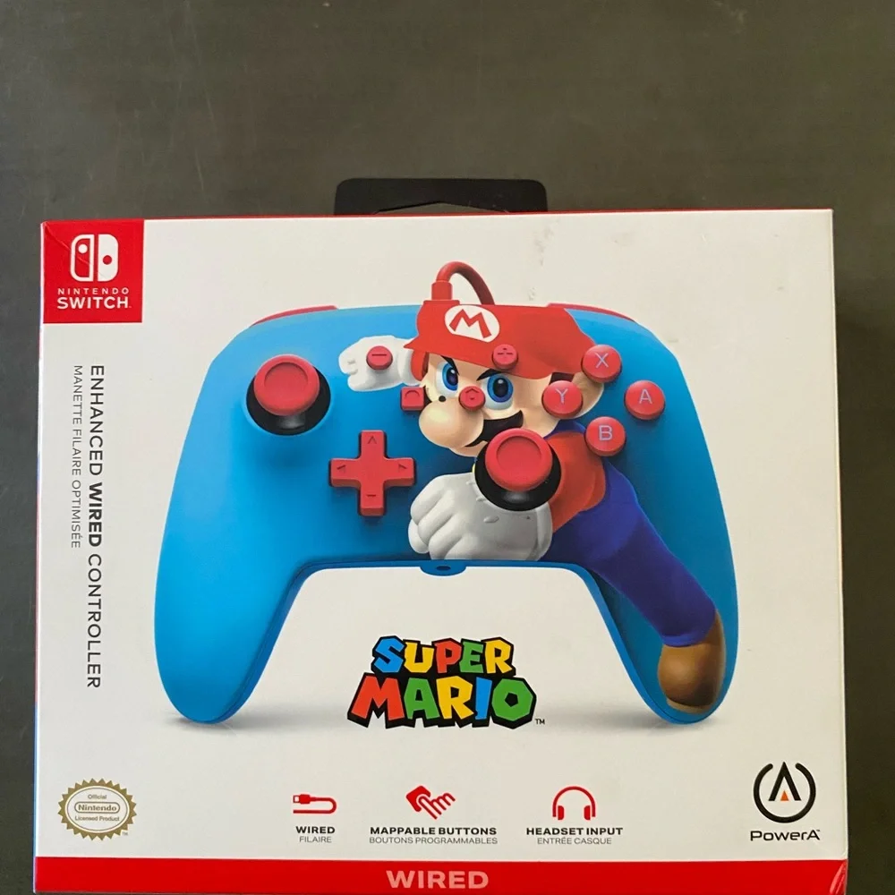 Nintendo switch Mario Wired Controller